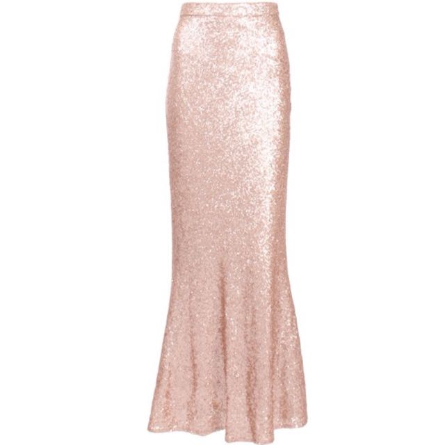 Rose gold glitter skirt Clearance