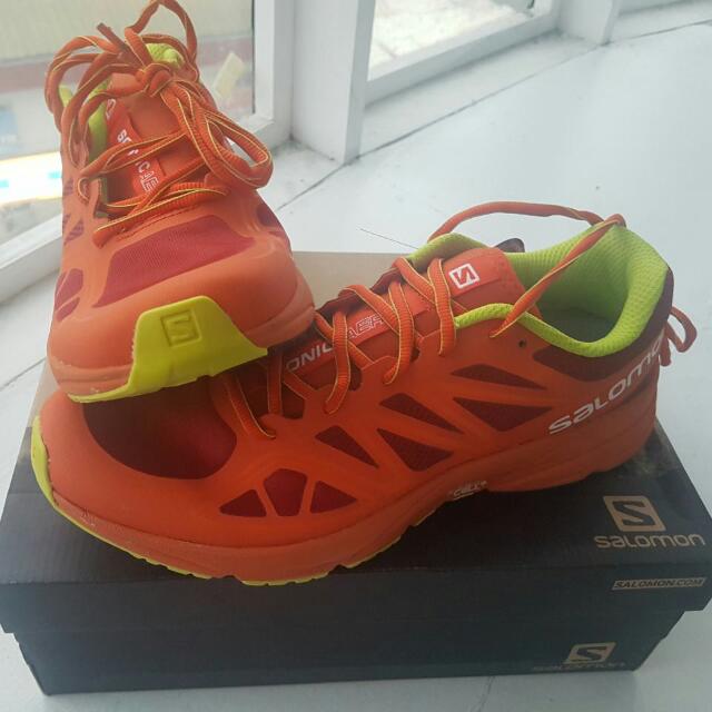 Salomon Sonic Aero Red Men s Fashion Footwear Dress Shoes on Carousell