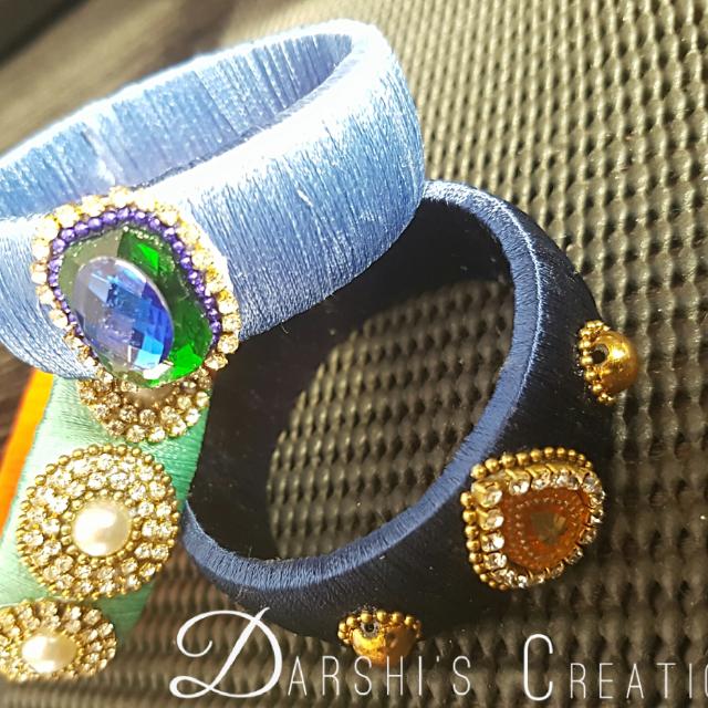 Silk thread bangles (Category: Other Accessories) located in Singapore. Submitted by darshis_creation (Listing ID 108653558, Image 4). Description: .