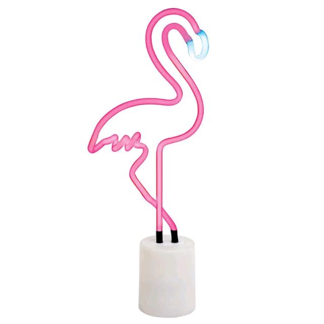 Ready Stock Pink Flamingo Neon Light Furniture Home Decor On Carousell