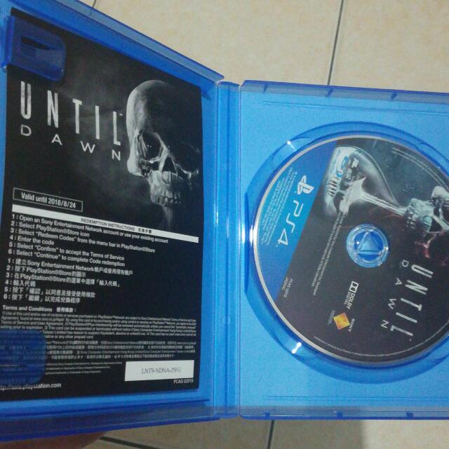 Until Dawn Ps4 Game Video Gaming Video Games On Carousell