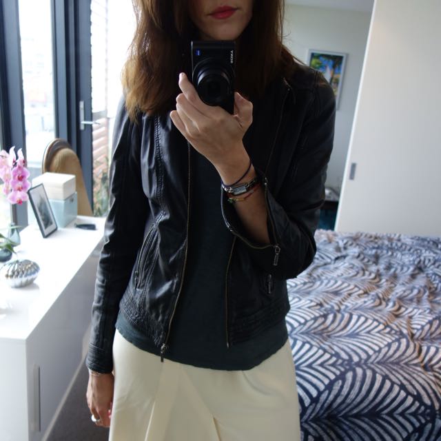 Women S Leather Jacket L 100 Lambskin Dark Brown Black Women S Leather Jacket L 100 Lambskin Dark Brown Black Size 36 Au 8 To 10 Fashion Clothes On Carou