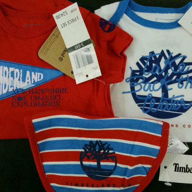 timberland baby romper
