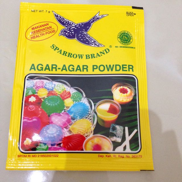 Agar Agar Sparrow Powder Food Drinks Packaged Snacks On Carousell