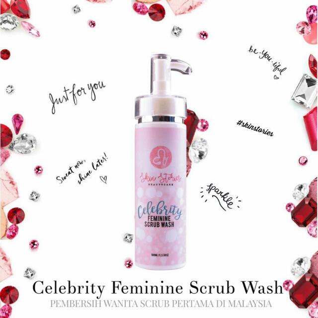 CELEBRITY FEMININE SCRUB WASH, Beauty & Personal Care, Bath & Body
