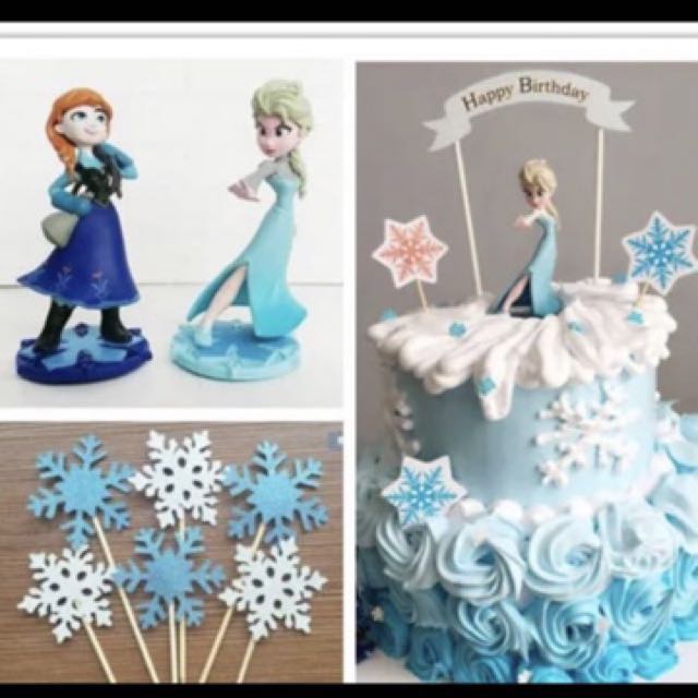 Elsa Anna Cake Topper 6 00 For 2 Design Craft Craft