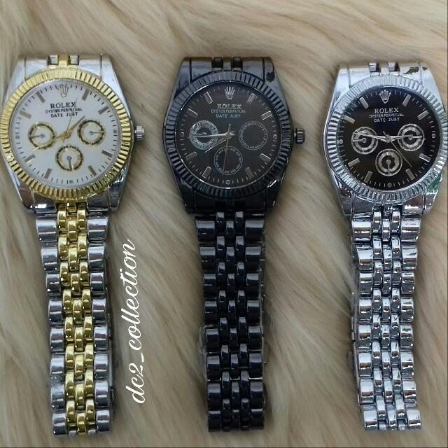 jam tangan rolex chrono, Olshop Fashion 