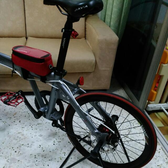 JAVA 45one Folding Bike preloved Sports Equipment Bicycles Parts Bicycles on Carousell