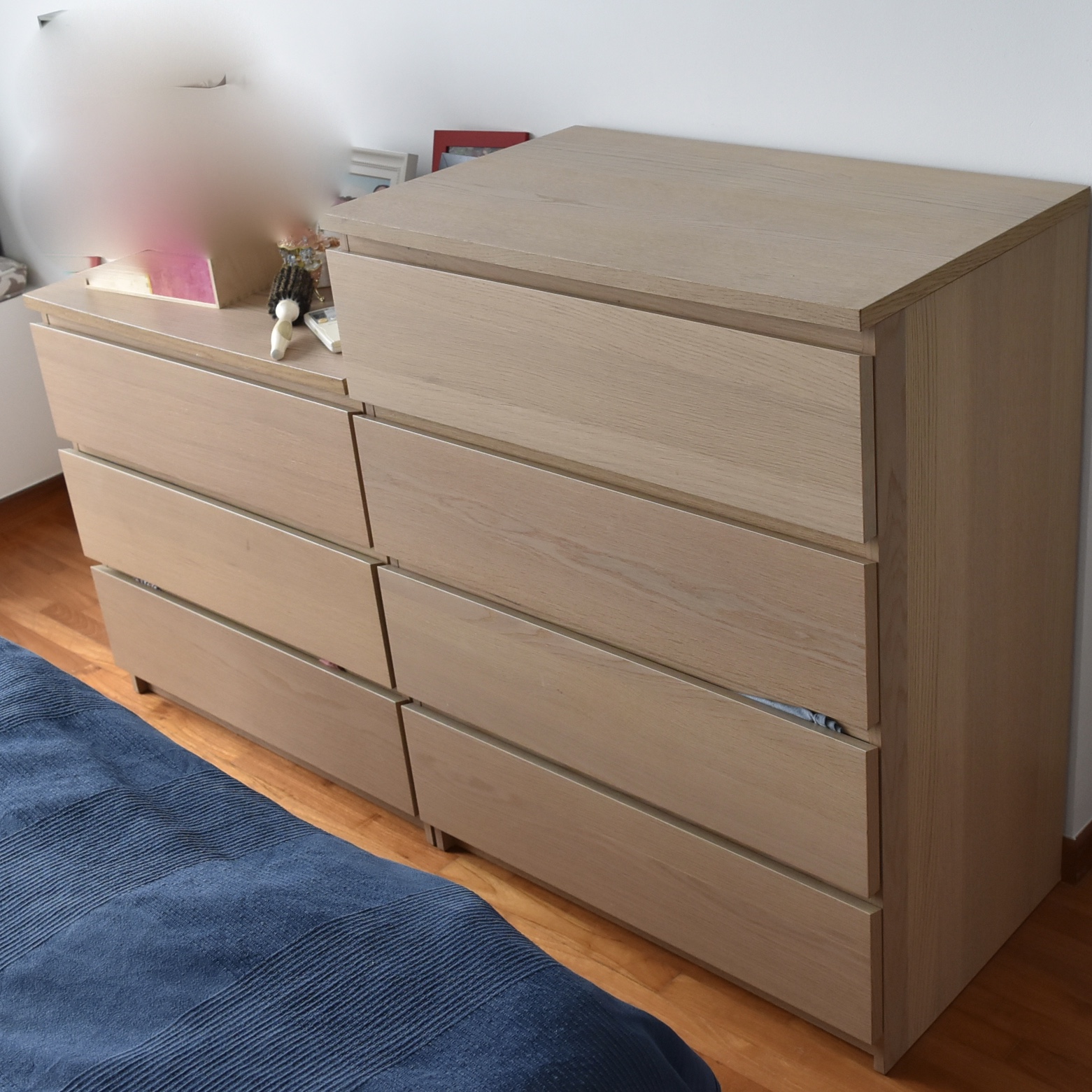 Malm 3 And 4 Drawers Ikea Chest Of Drawers Furniture Shelves