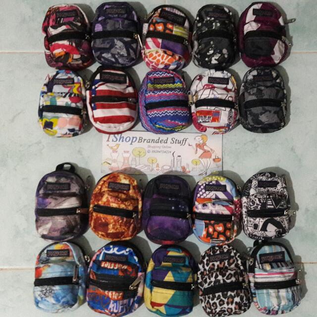 Jansport mini backpack coin purse top
