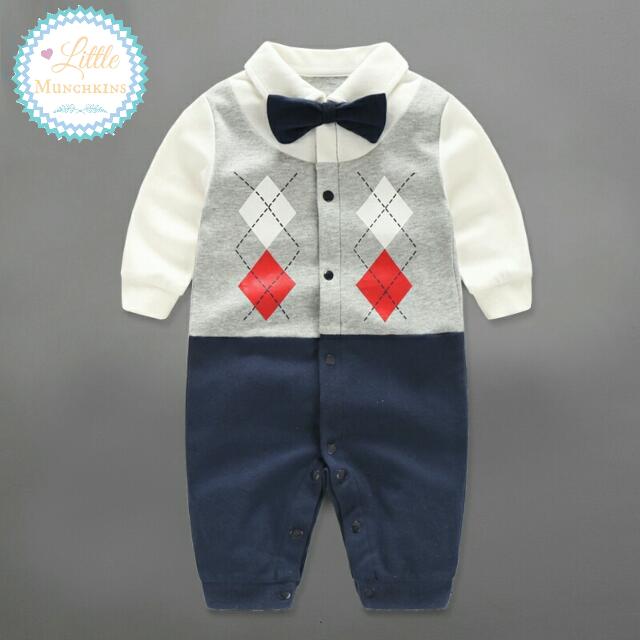 baby boy vintage romper