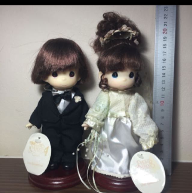 precious moments dolls bride and groom