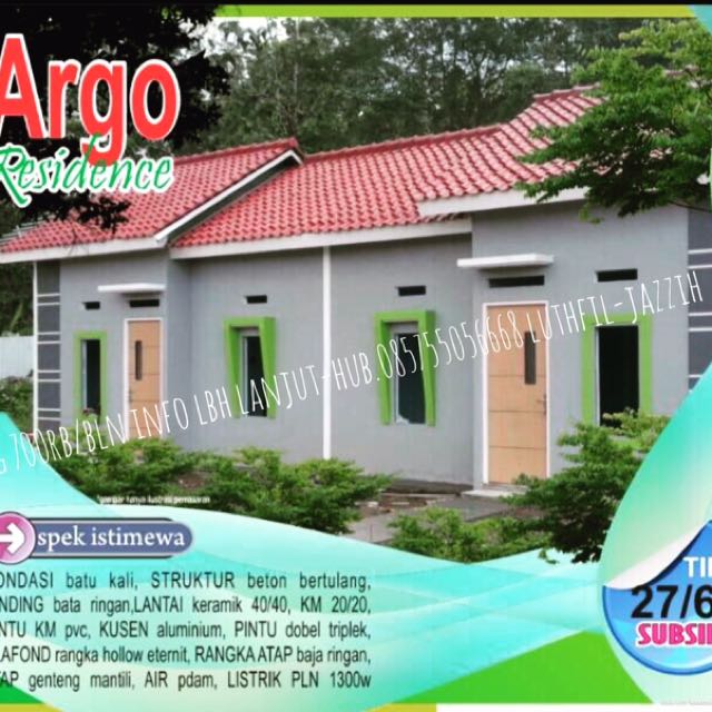 Rumah Subsidi, Properti, Dijual Di Carousell