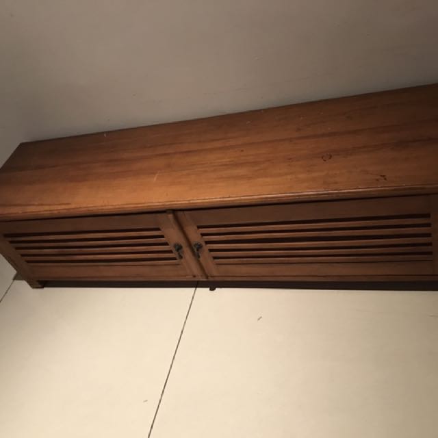 Teak Shoe Bench Or Storage Furniture Shelves Drawers On Carousell