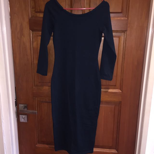 zara bodycon midi dress