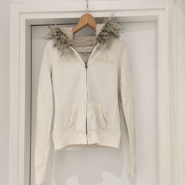 abercrombie fur hoodie