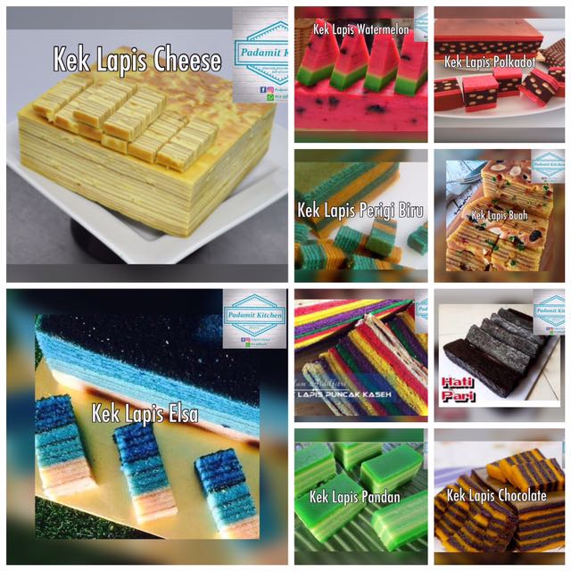 Kek Lapis Sarawak Food Drinks Baked Goods On Carousell