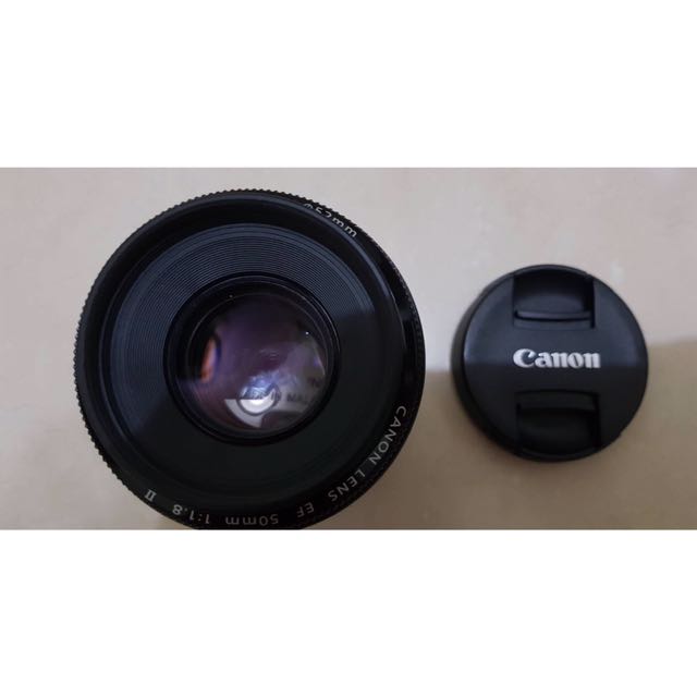 lensa canon ef 50 mm 0 45m 1 5ft