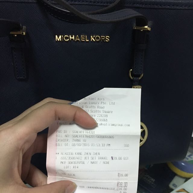 MICHAEL KORS - on SALE with 25% off - JET SET TRAVEL LARGE SAFFIANO LEATHER  TOTE - REVIEW/MODSHOTS 