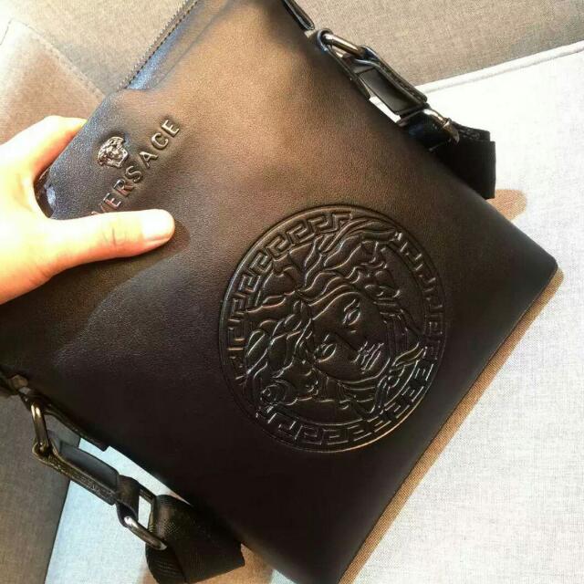 versace sling bag mens