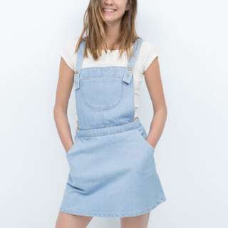 Denim Dungaree Dress