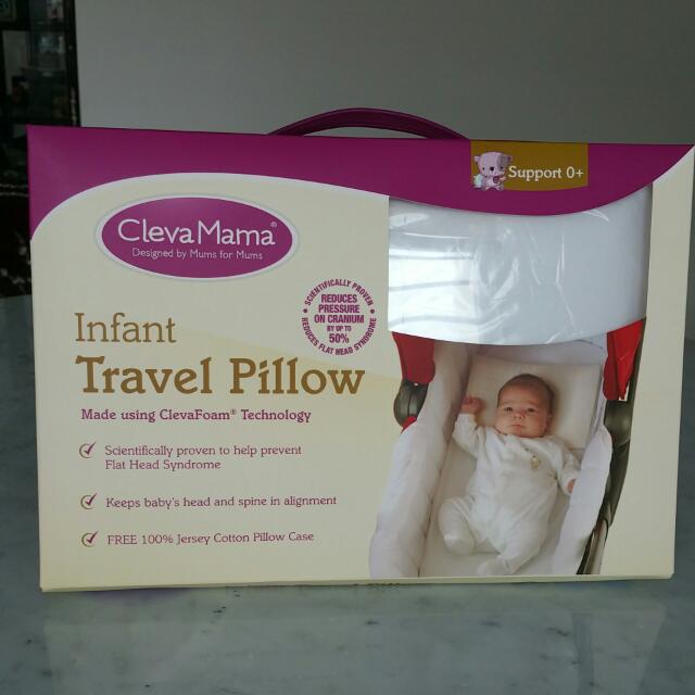 BNIB Clevamama Infant Travel Pillow on 