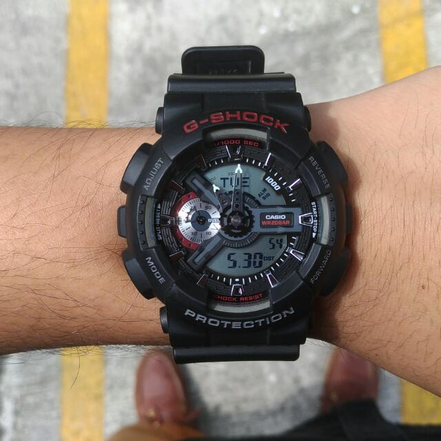 Casio G Shock Ga 110 1a Original Fesyen Pria Jam Tangan Di Carousell