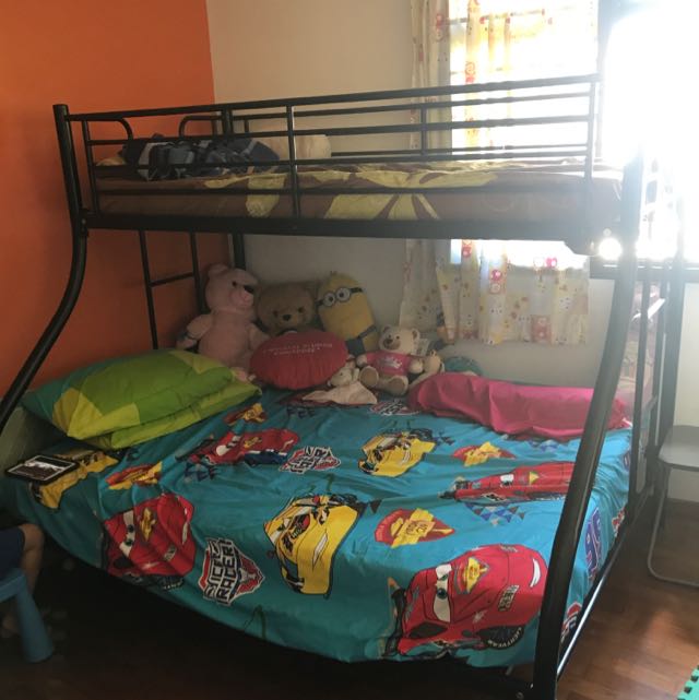 Queen Size Bed Double Deck Hanaposy