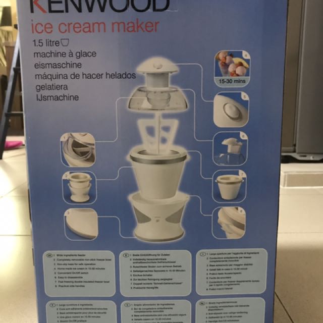 Ice Cream Maker From Kenwood, TV & Home Appliances, Kitchen Appliances
