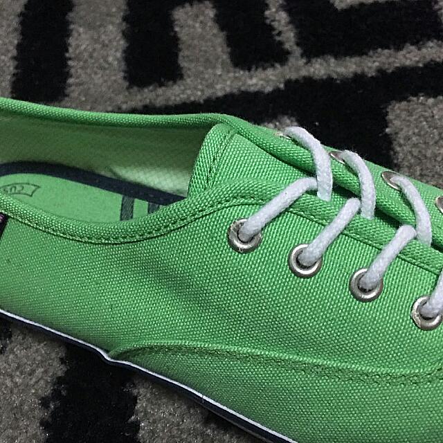 green shoes