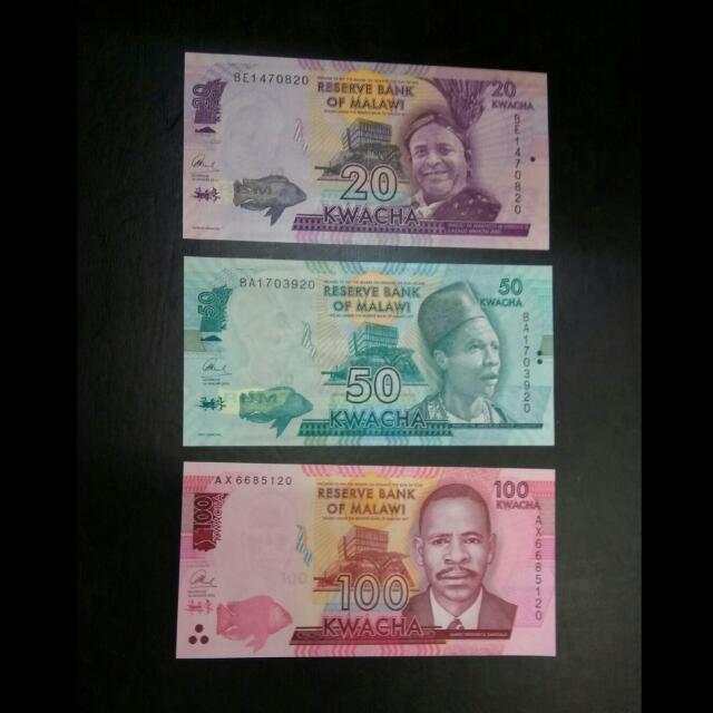 Malawi Currency Set 2016 Issue Vintage Collectibles Currency On Carousell