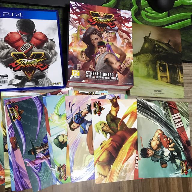 Ps4 Street Fighter 5 Collector Edition Toys Games Video Gaming Video Games On Carousell