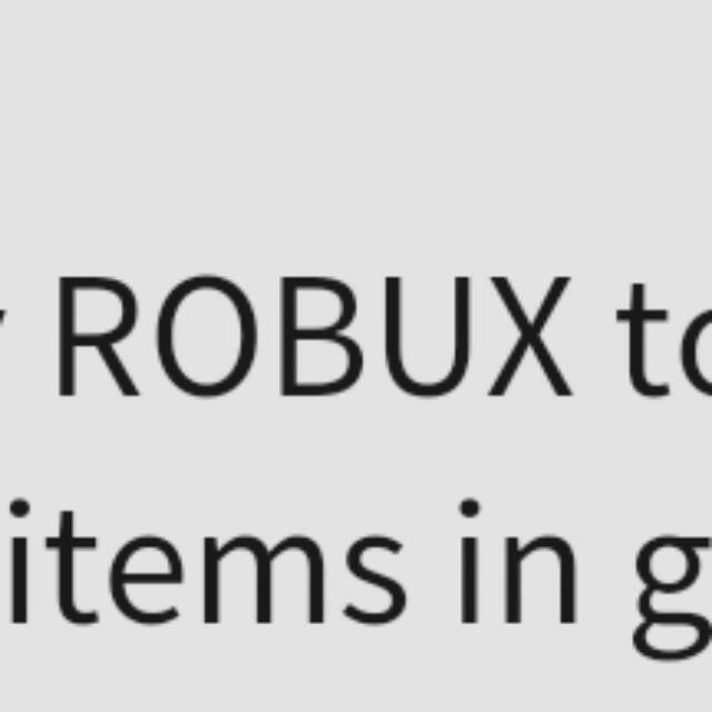 Robux Toys Games Video Gaming Video Games On Carousell