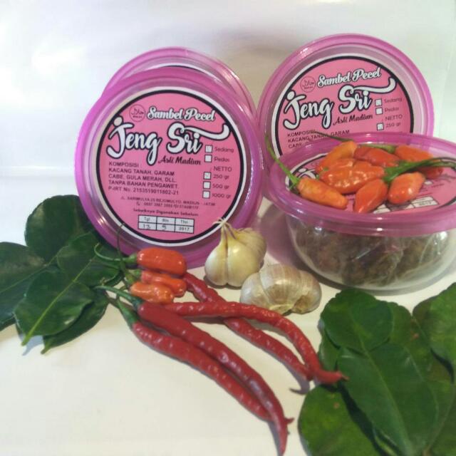 Sambal Pecel Asli Madiun Jeng Sri Makanan Minuman Makanan Instan Di Carousell