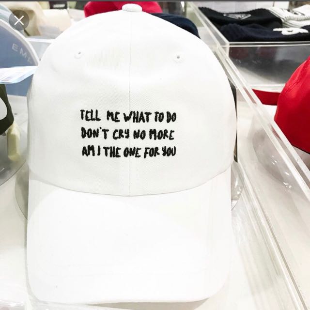 Shinee Tell Me What To Do Official Snapback Cap Entertainment K Wave On Carousell