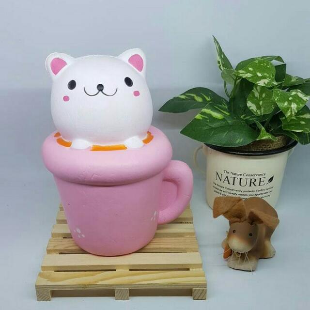 Squishy Kucing Gelas / Glass Cat Jumbo, Toys ...