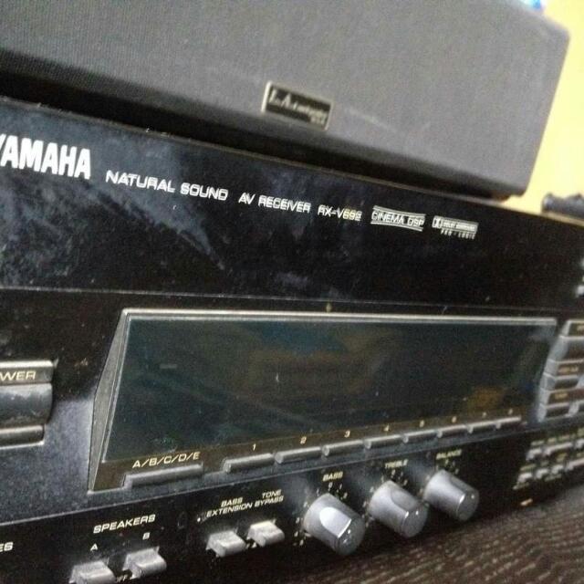 Yamaha RX V692 5.1 Channel 280 Watt Receiver,, Audio, Soundbars ...