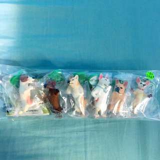 絕版日本早期🇯🇵朝隈俊男吊飾🐕賤狗 柴犬 梗犬 吉娃娃 法鬥 Yujin