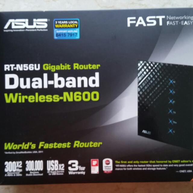 ASUS RT-56U Router, Computers & Tech, Parts & Accessories, Networking ...