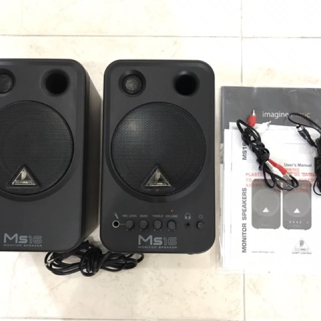 ms16 monitor speakers