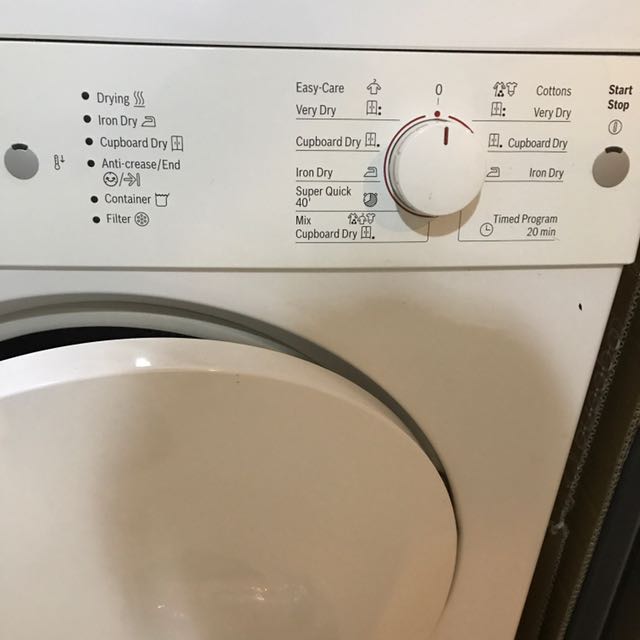 BOSCH MAXX 7 SENSITIVE CONDENSER DRYER, TV & Home Appliances, Washing Machines and Dryers on