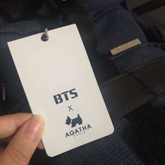 Bts x Agatha Backpack Navy Jeans
