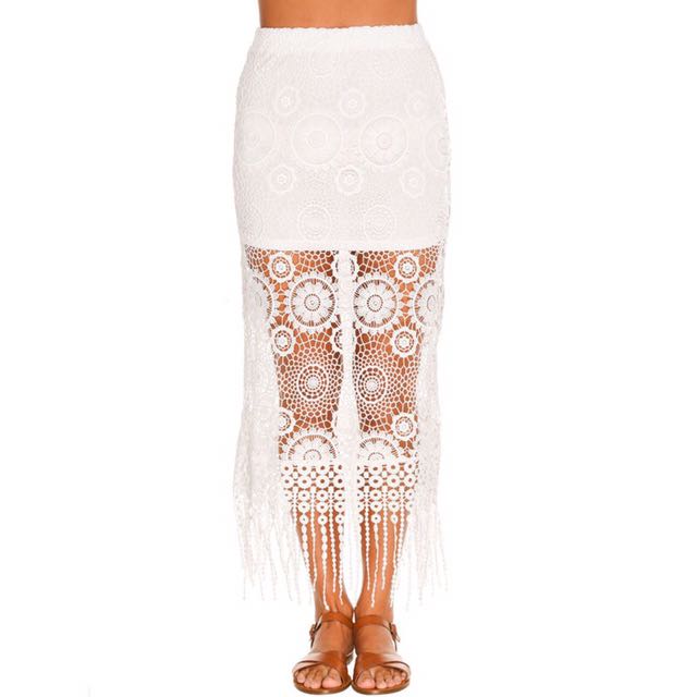 Crochet skirt city beach clearance