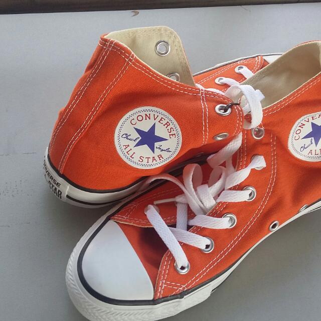 All orange converse sale