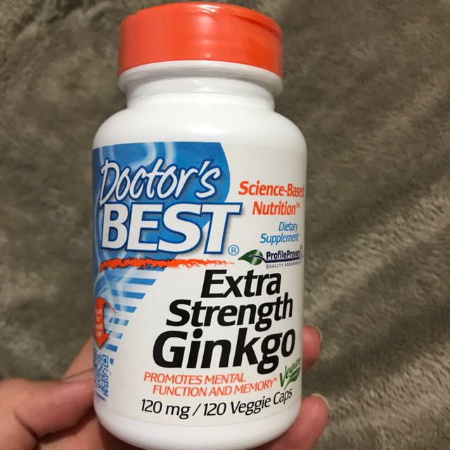 Doctor's Best Extra Strength Gingko, Health & Nutrition, Health ...