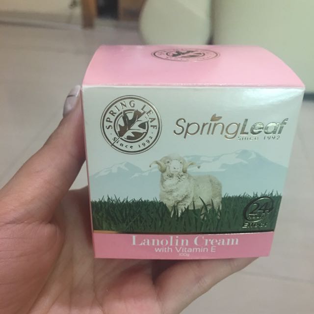 spring leaf lanolin cream