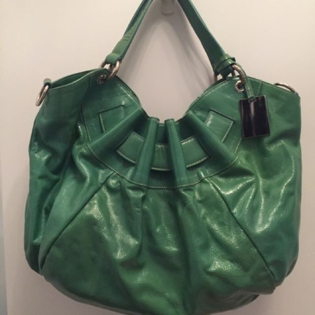 furla patent leather bag