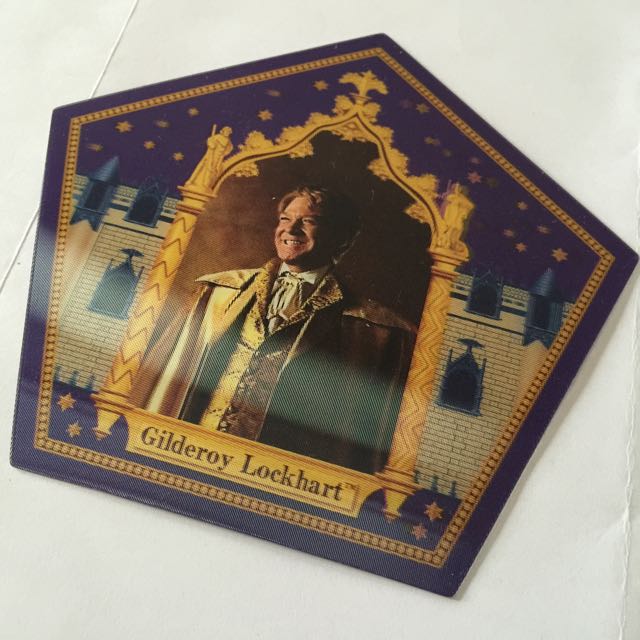 Gilderoy Lockhart Chocolate Frog Card From Warner Bros. Studio London