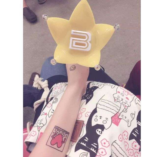 Instock 10x G Dragon Tattoo Stickers And Free Smiley Face Entertainment K Wave On Carousell