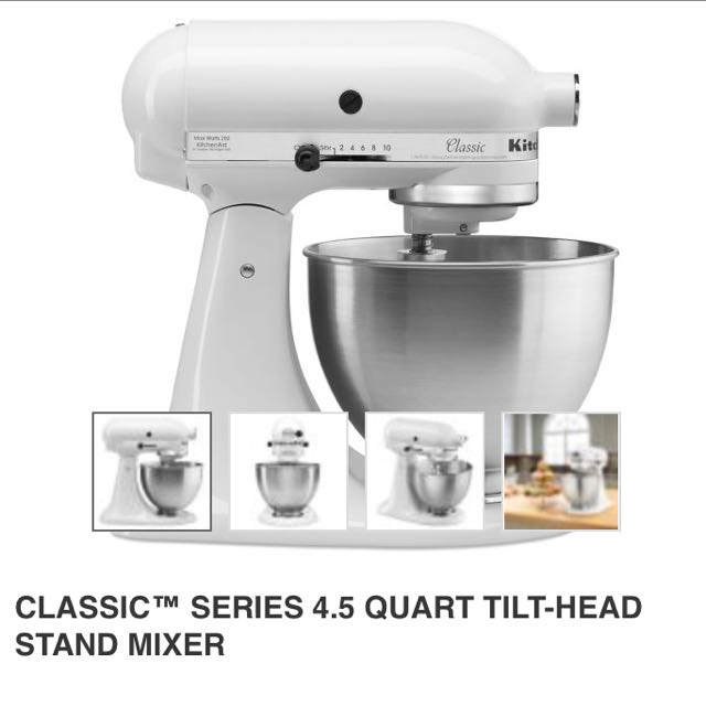 kitchen aid classic stand mixer